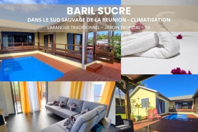 Baril Sucre - Piscine- Jardin - By Sister Home Saint-Philippe Exteriér fotografie